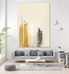 Deeper Shadows II by Green Lili on GIANT ART - yellow abstract