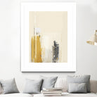 Deeper Shadows II by Green Lili on GIANT ART - yellow abstract