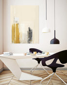 Deeper Shadows II by Green Lili on GIANT ART - yellow abstract