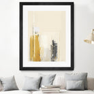 Deeper Shadows II by Green Lili on GIANT ART - yellow abstract