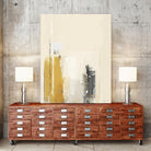 Deeper Shadows II by Green Lili on GIANT ART - yellow abstract