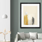 Deeper Shadows II by Green Lili on GIANT ART - yellow abstract