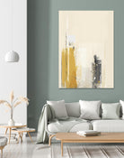 Deeper Shadows II by Green Lili on GIANT ART - yellow abstract