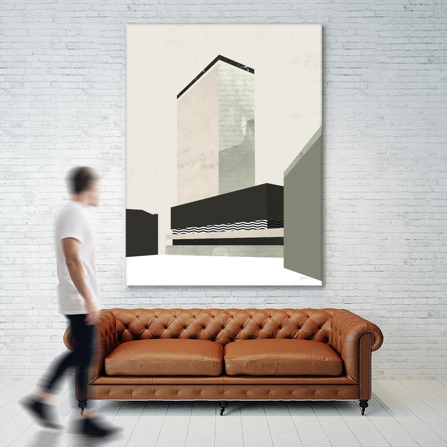 Outside In V by Green Lili on GIANT ART - abstract