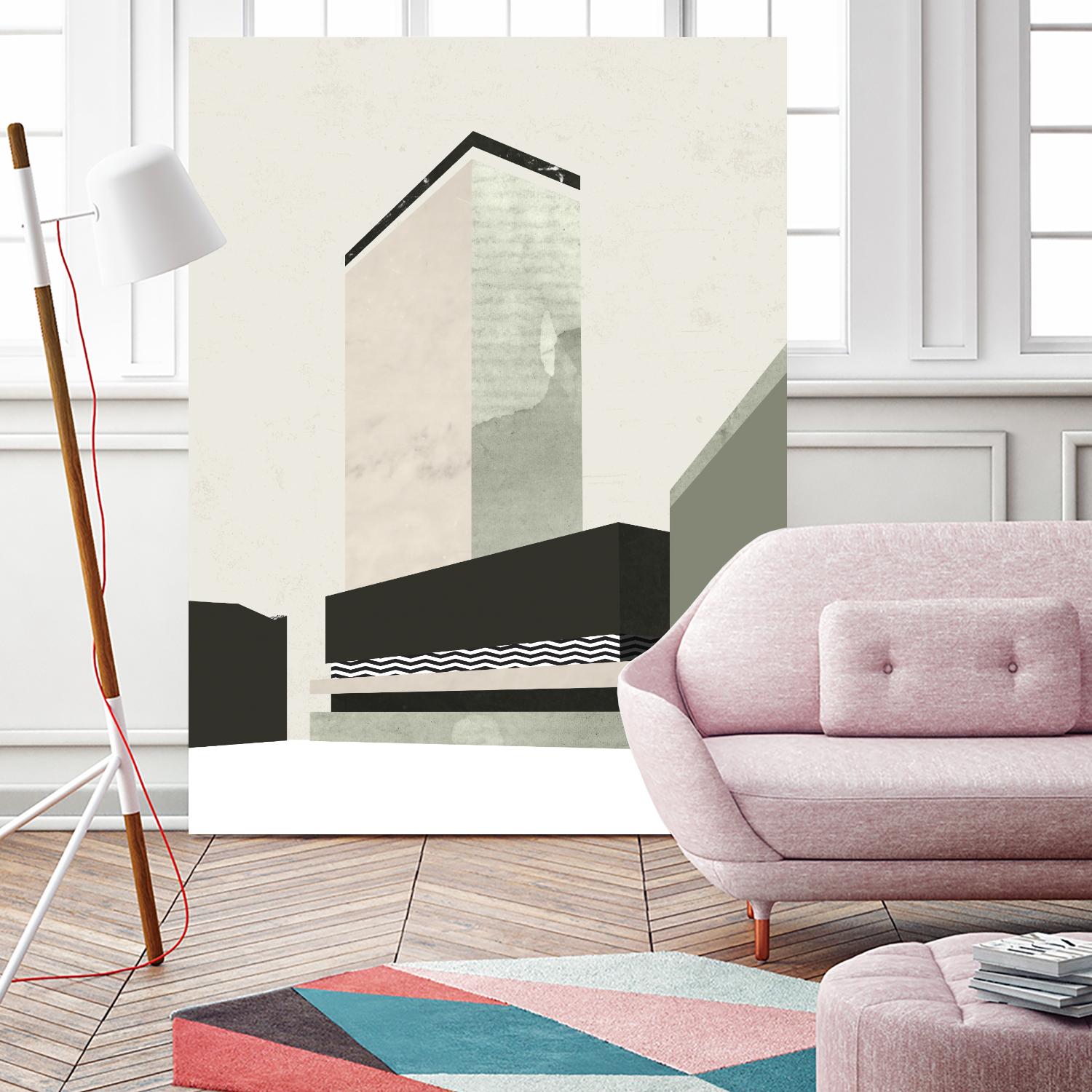 Outside In V by Green Lili on GIANT ART - abstract