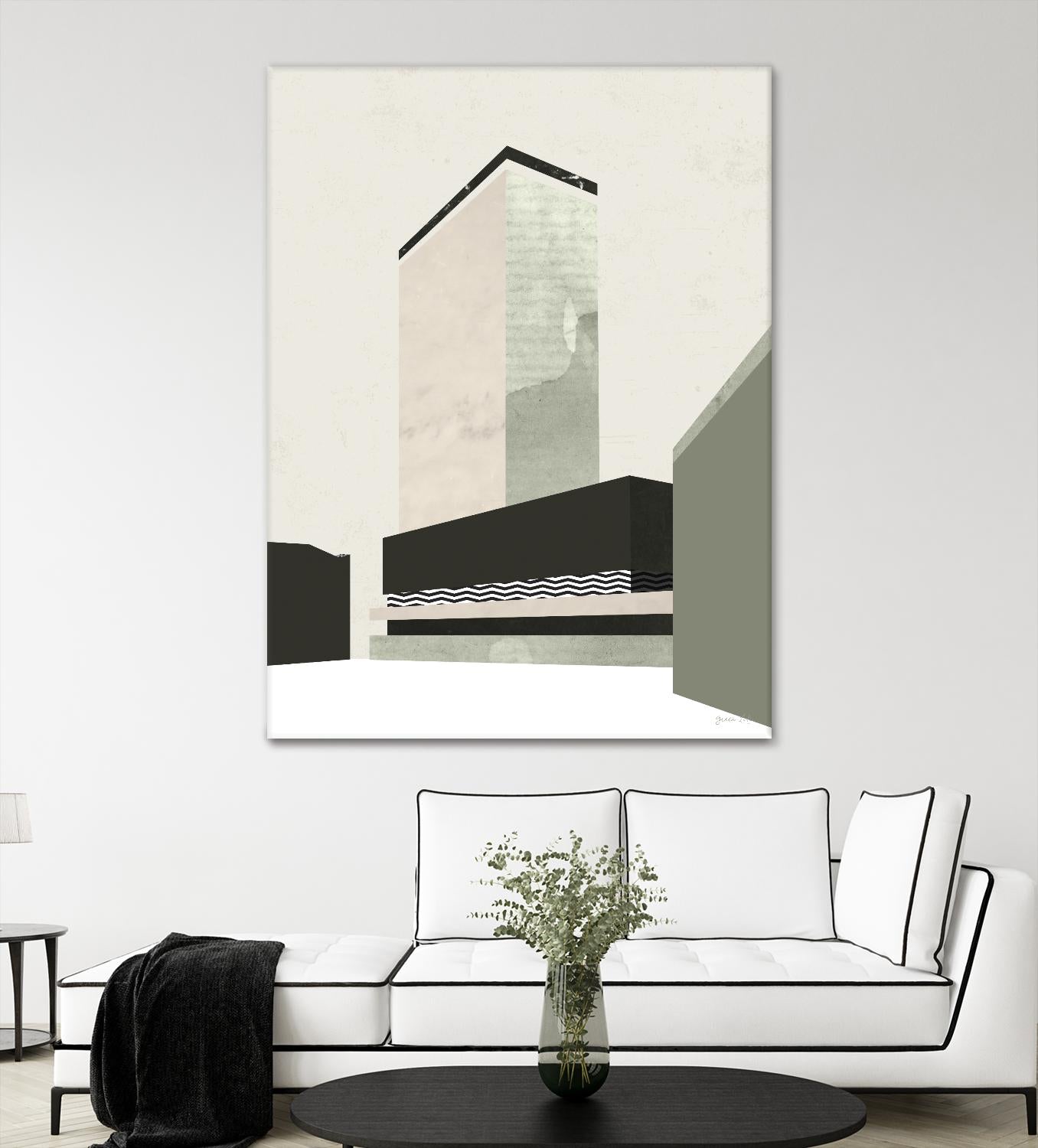 Outside In V by Green Lili on GIANT ART - abstract