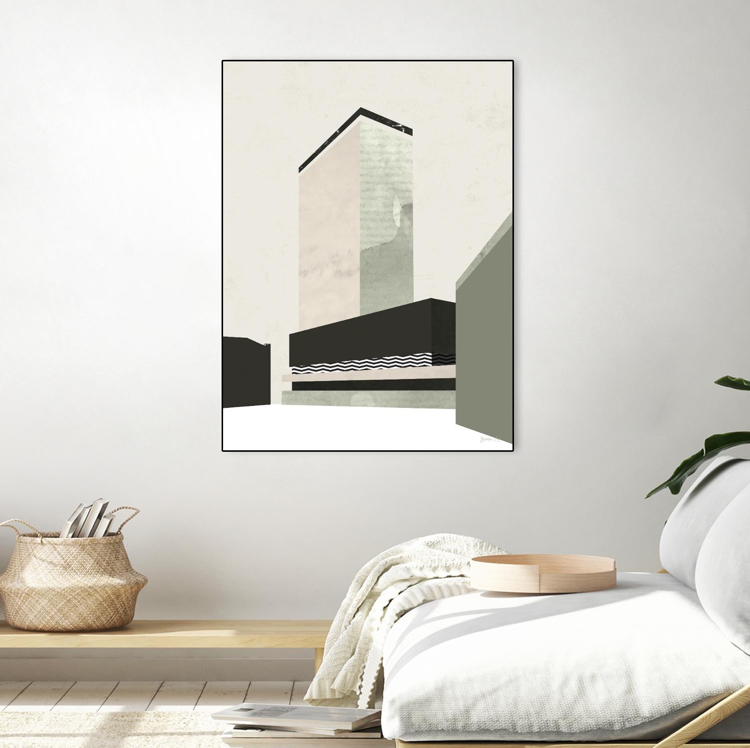 Outside In V by Green Lili on GIANT ART - abstract