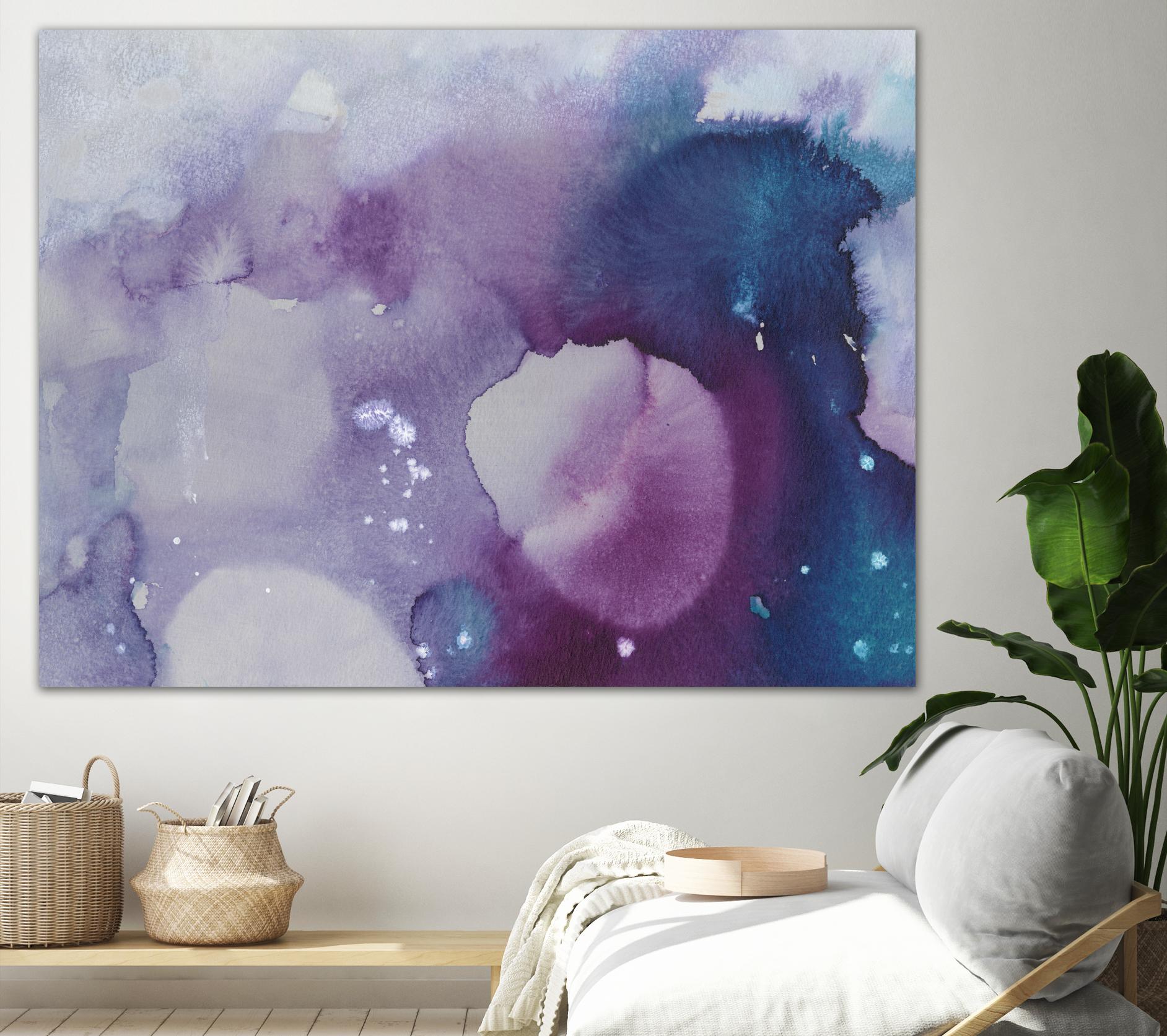 Ice Crystals III by Joyce Combs on GIANT ART - pink abstract