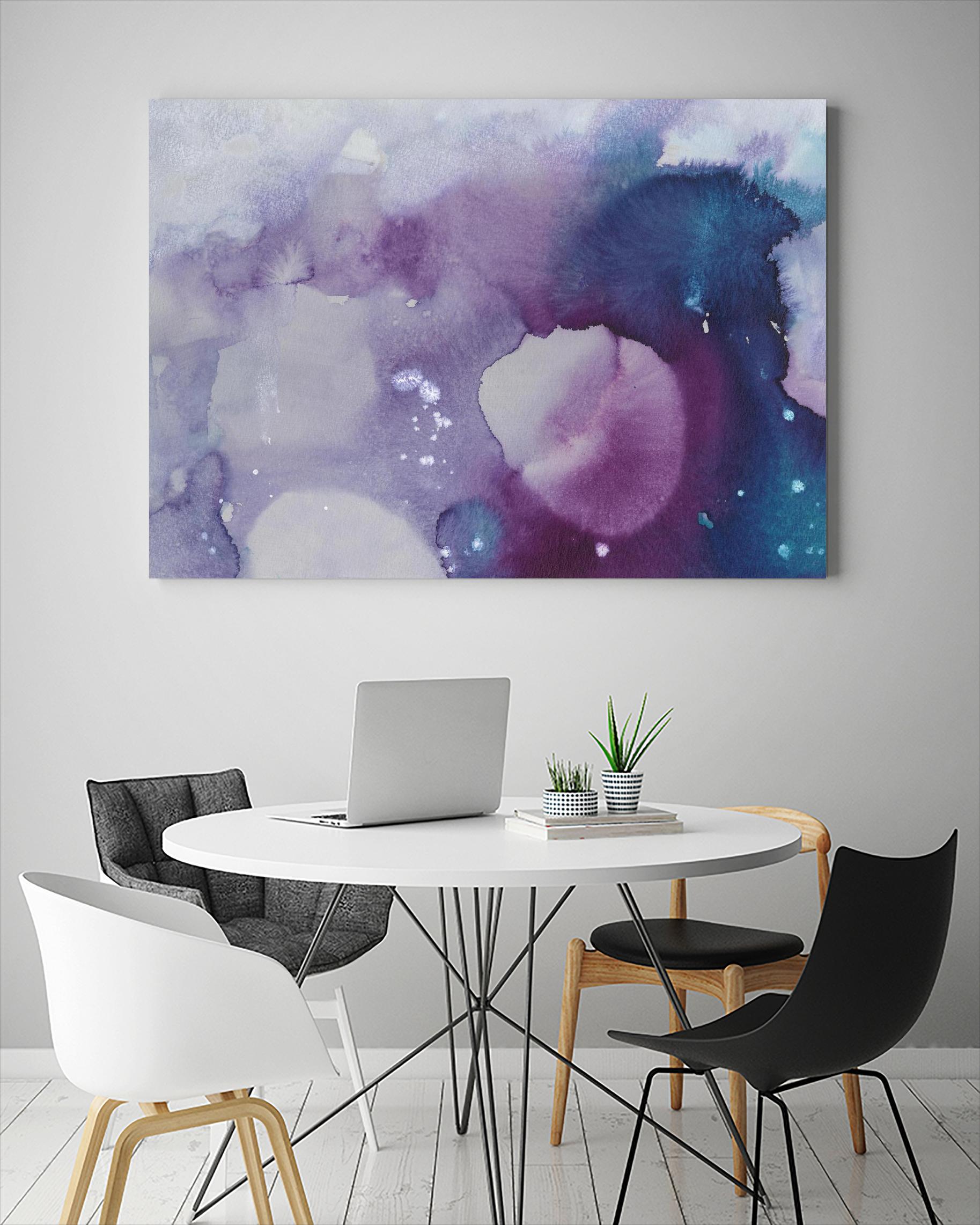 Ice Crystals III by Joyce Combs on GIANT ART - pink abstract