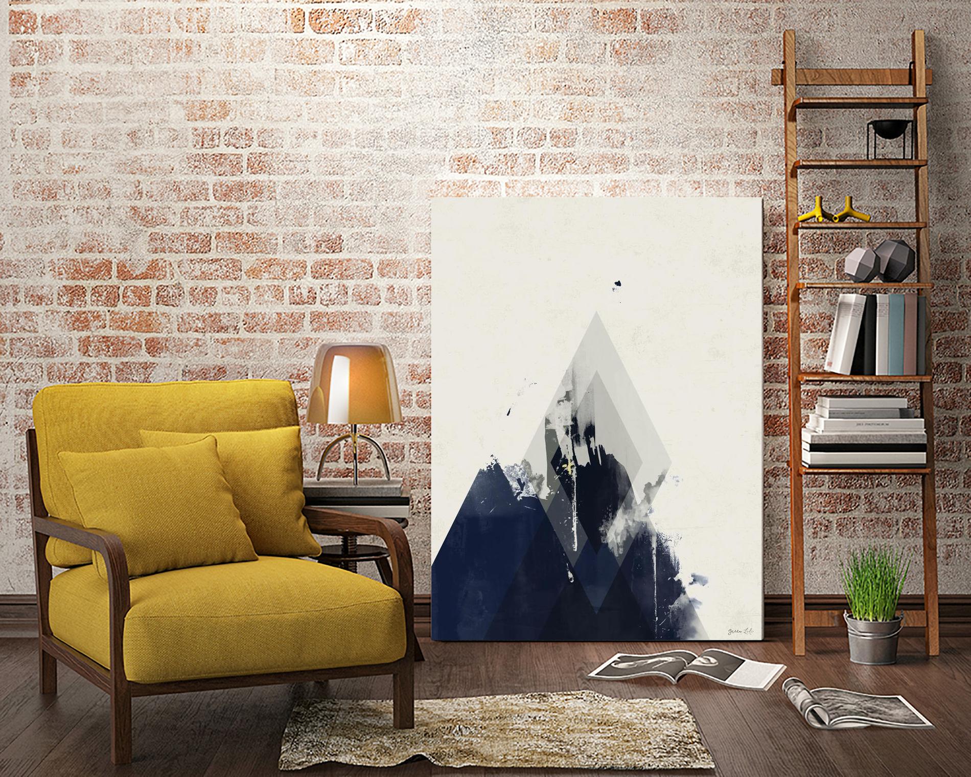 Beneath the Surface I by Green Lili on GIANT ART - blue abstract