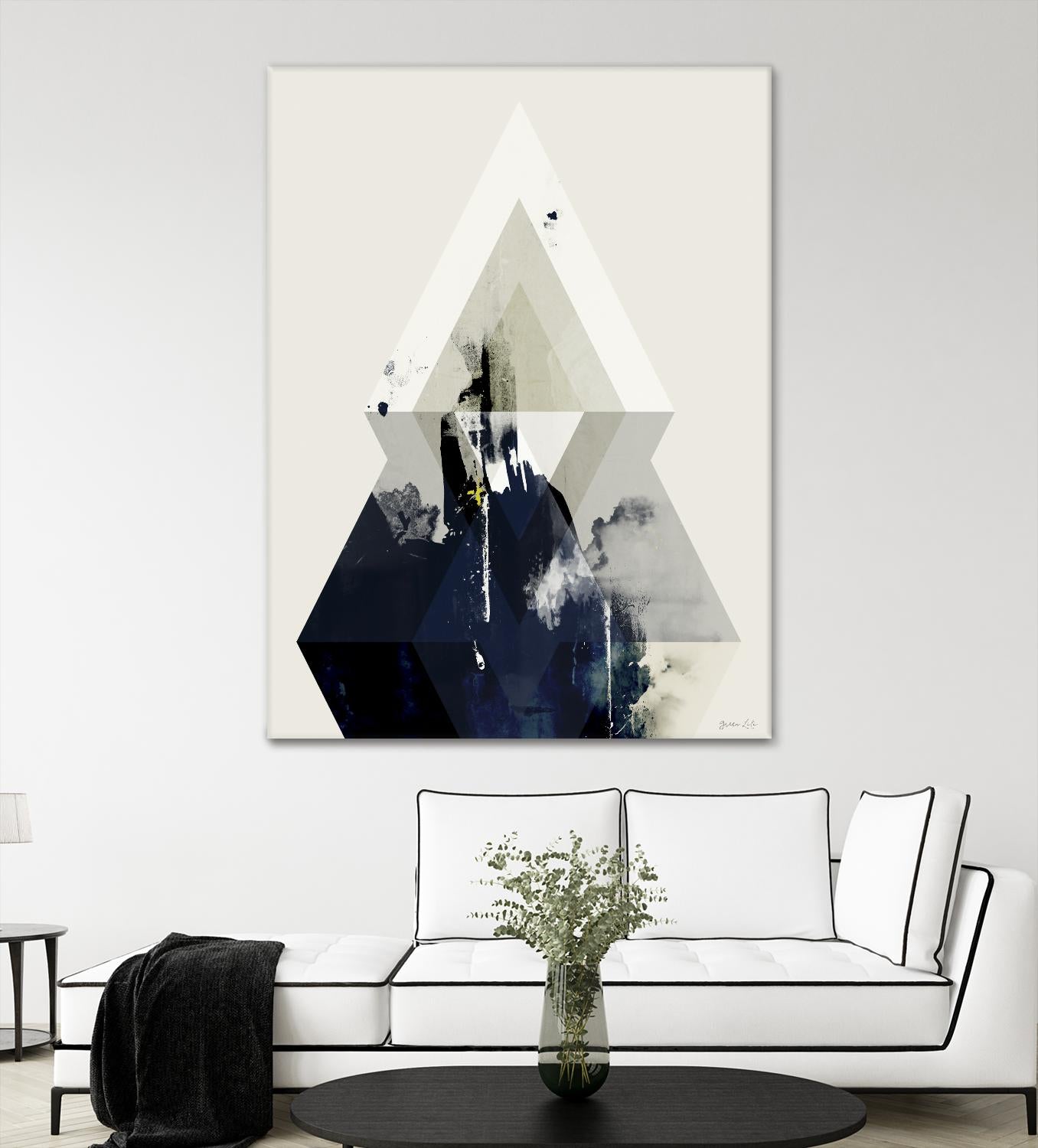 Beneath the Surface III by Green Lili on GIANT ART - blue abstract