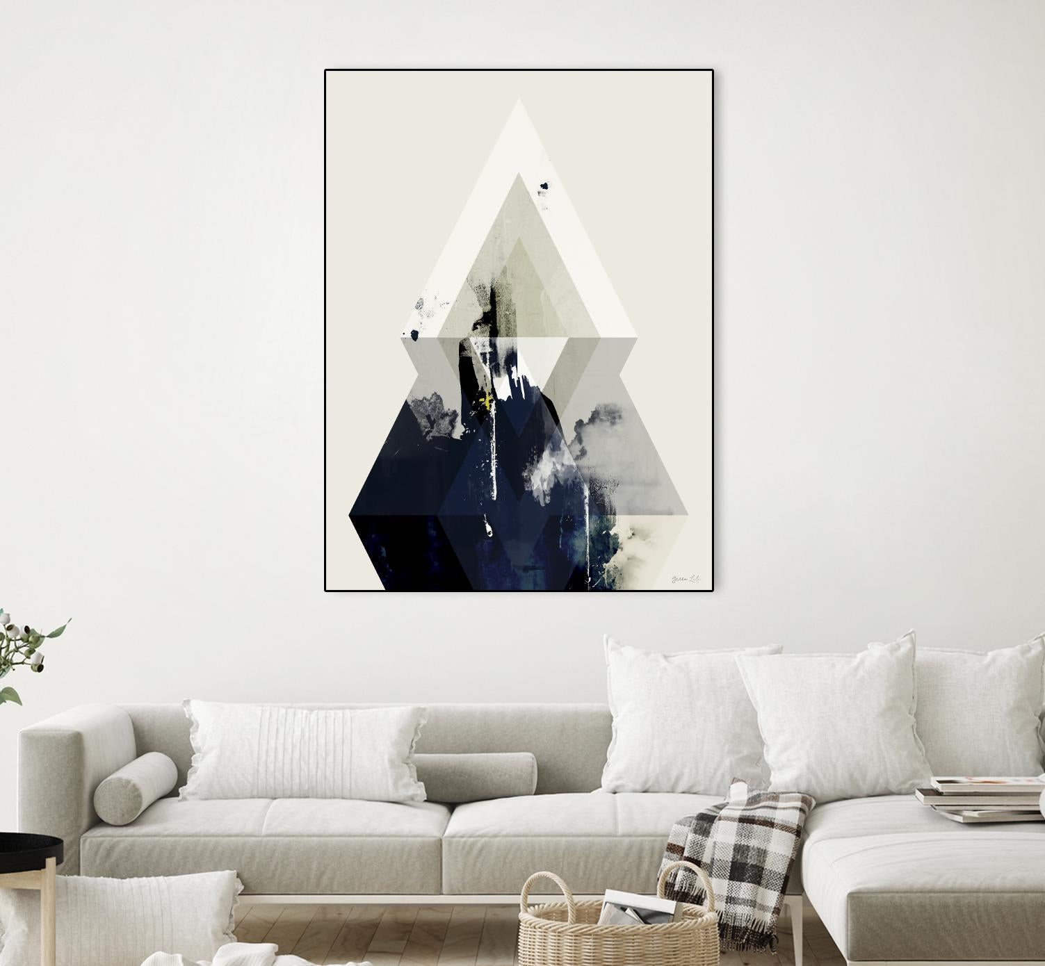 Beneath the Surface III by Green Lili on GIANT ART - blue abstract