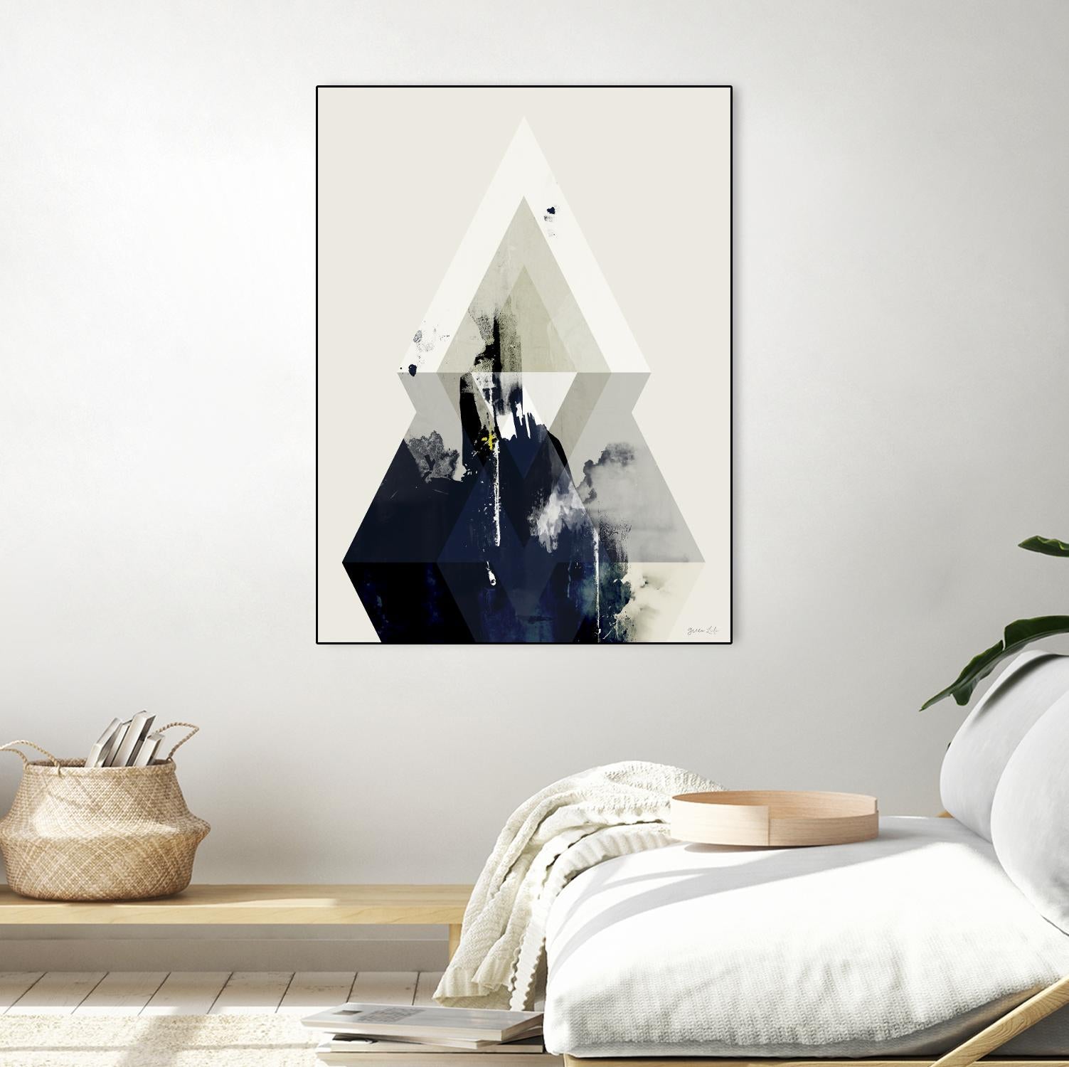 Beneath the Surface III by Green Lili on GIANT ART - blue abstract