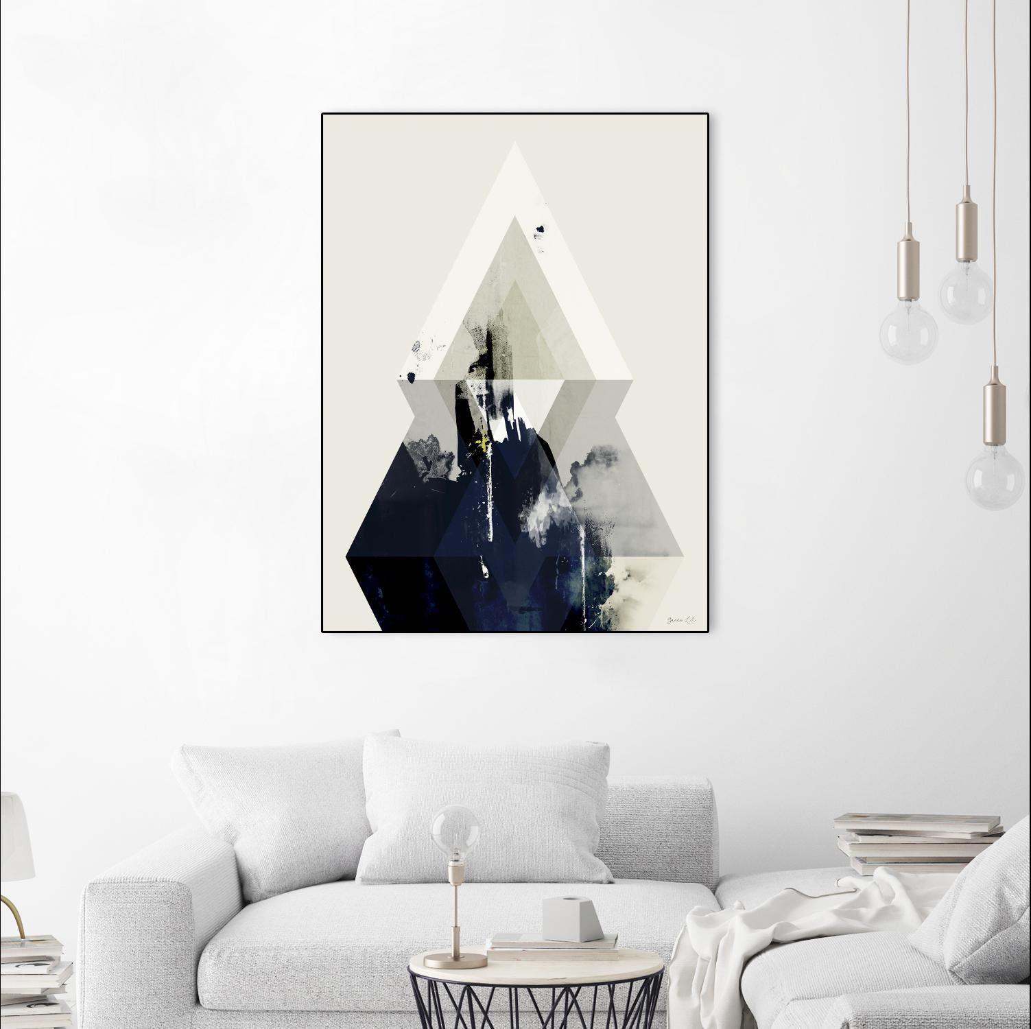 Beneath the Surface III by Green Lili on GIANT ART - blue abstract