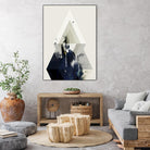 Beneath the Surface III by Green Lili on GIANT ART - blue abstract