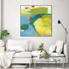 Keswick IV by Sue Jachimiec on GIANT ART - blue abstract