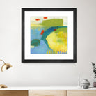 Keswick IV by Sue Jachimiec on GIANT ART - blue abstract