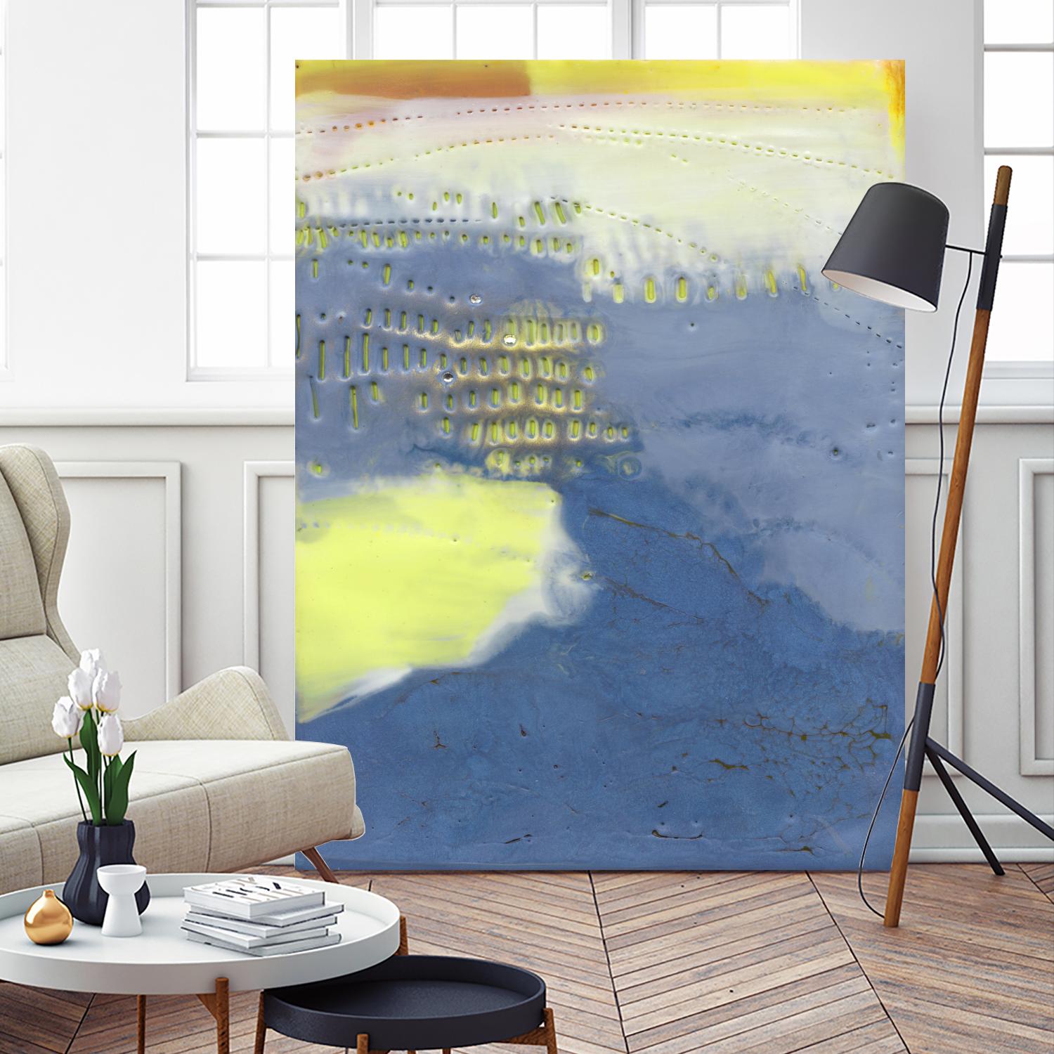 Concord I by Sue Jachimiec on GIANT ART - blue abstract