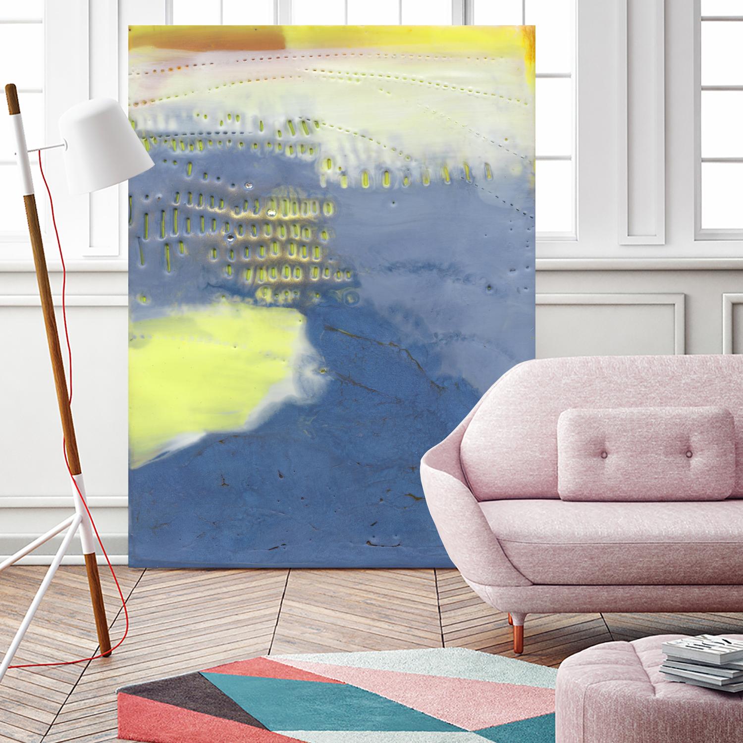 Concord I by Sue Jachimiec on GIANT ART - blue abstract