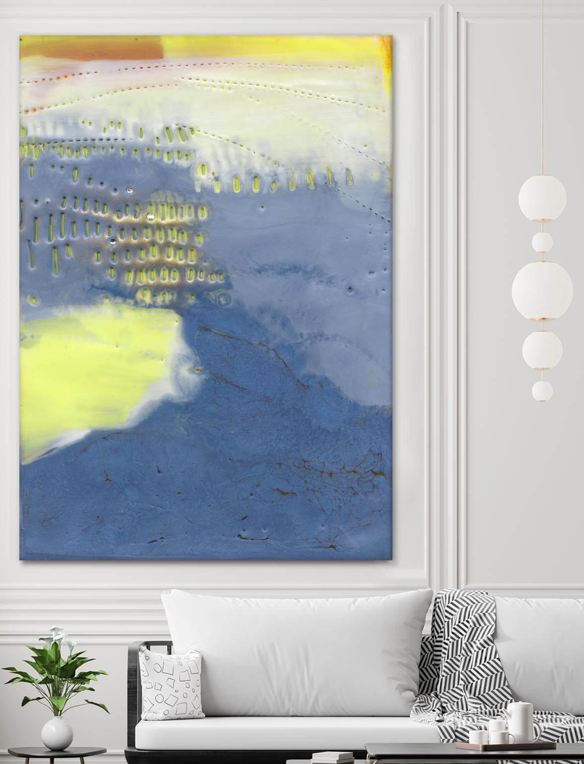 Concord I by Sue Jachimiec on GIANT ART - blue abstract