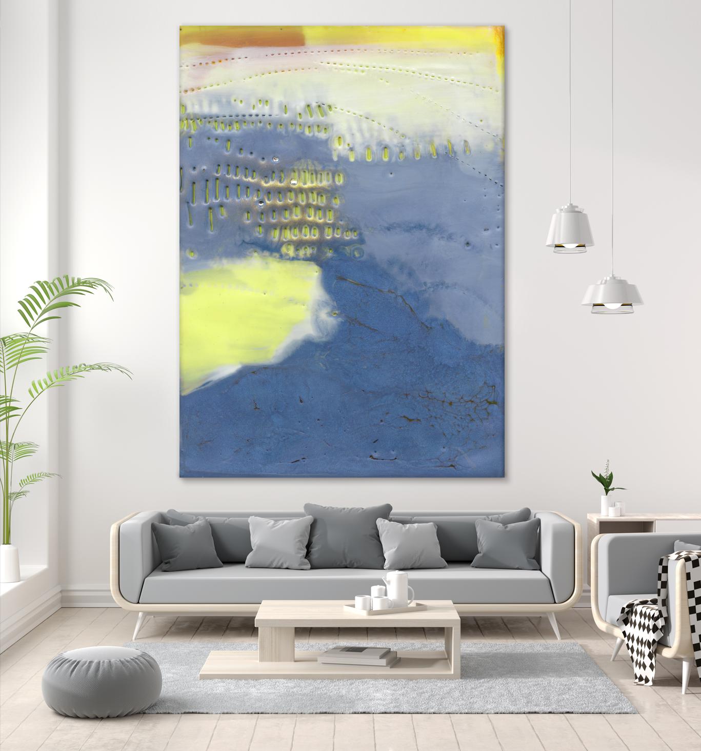 Concord I by Sue Jachimiec on GIANT ART - blue abstract