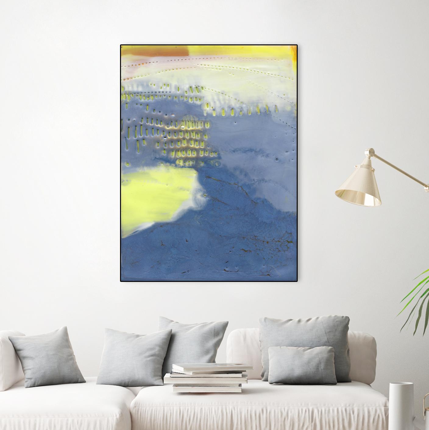 Concord I by Sue Jachimiec on GIANT ART - blue abstract