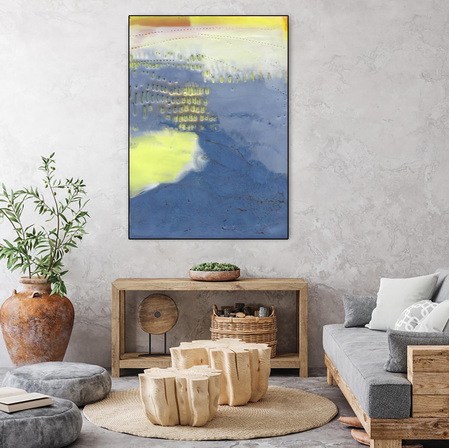 Concord I by Sue Jachimiec on GIANT ART - blue abstract