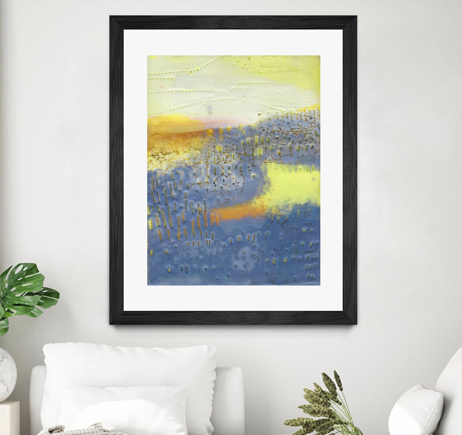 Concord II by Sue Jachimiec on GIANT ART - blue abstract