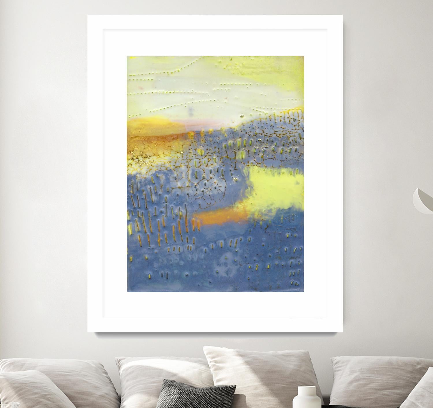 Concord II by Sue Jachimiec on GIANT ART - blue abstract