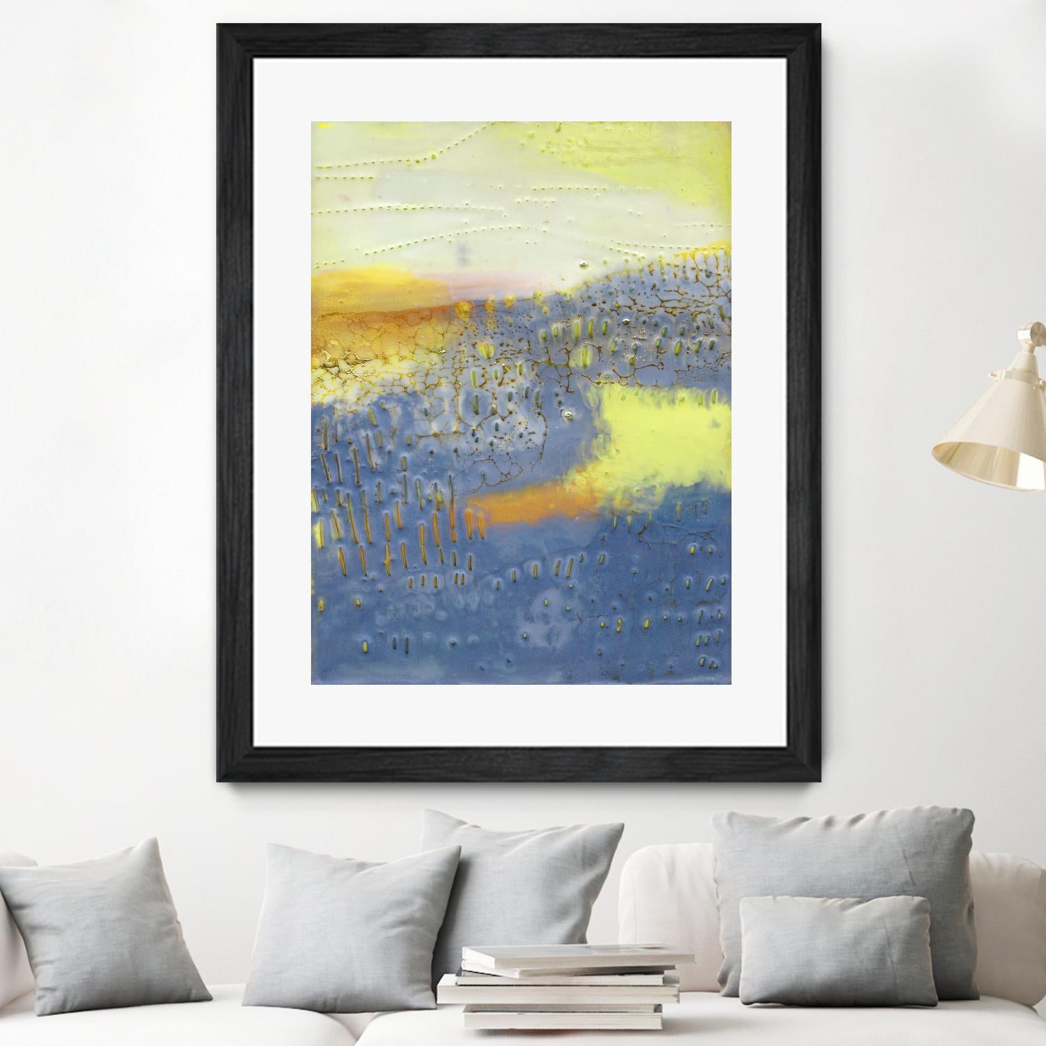 Concord II by Sue Jachimiec on GIANT ART - blue abstract