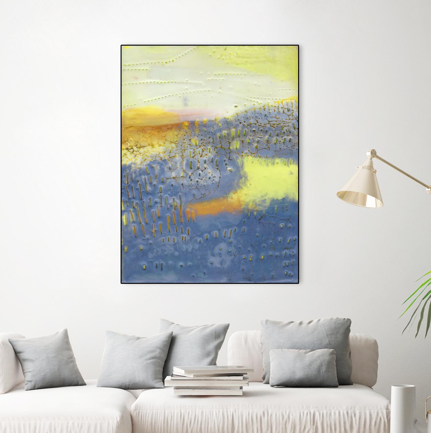 Concord II by Sue Jachimiec on GIANT ART - blue abstract