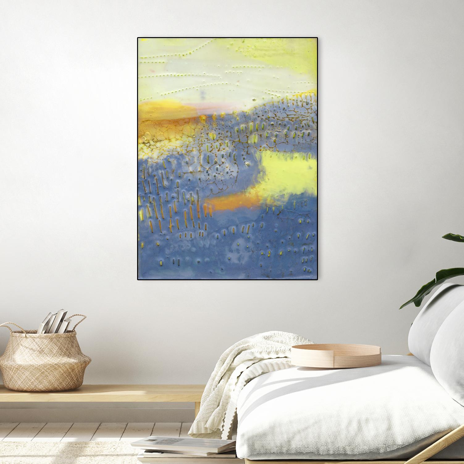 Concord II by Sue Jachimiec on GIANT ART - blue abstract