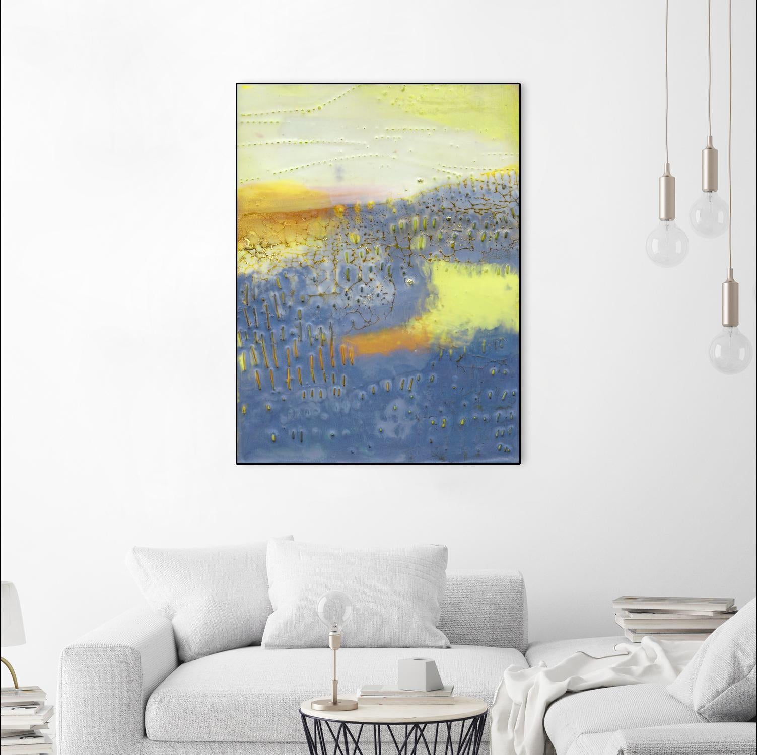 Concord II by Sue Jachimiec on GIANT ART - blue abstract