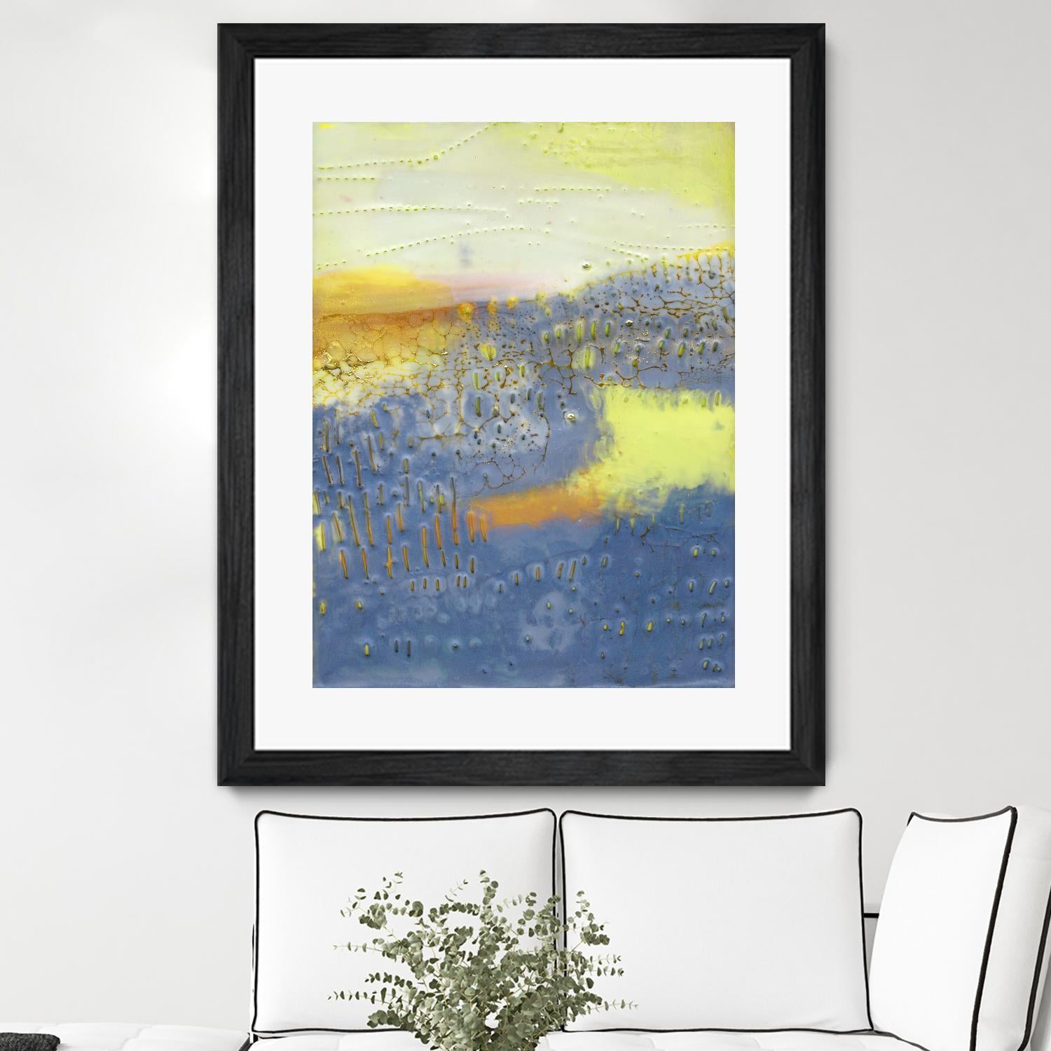 Concord II by Sue Jachimiec on GIANT ART - blue abstract