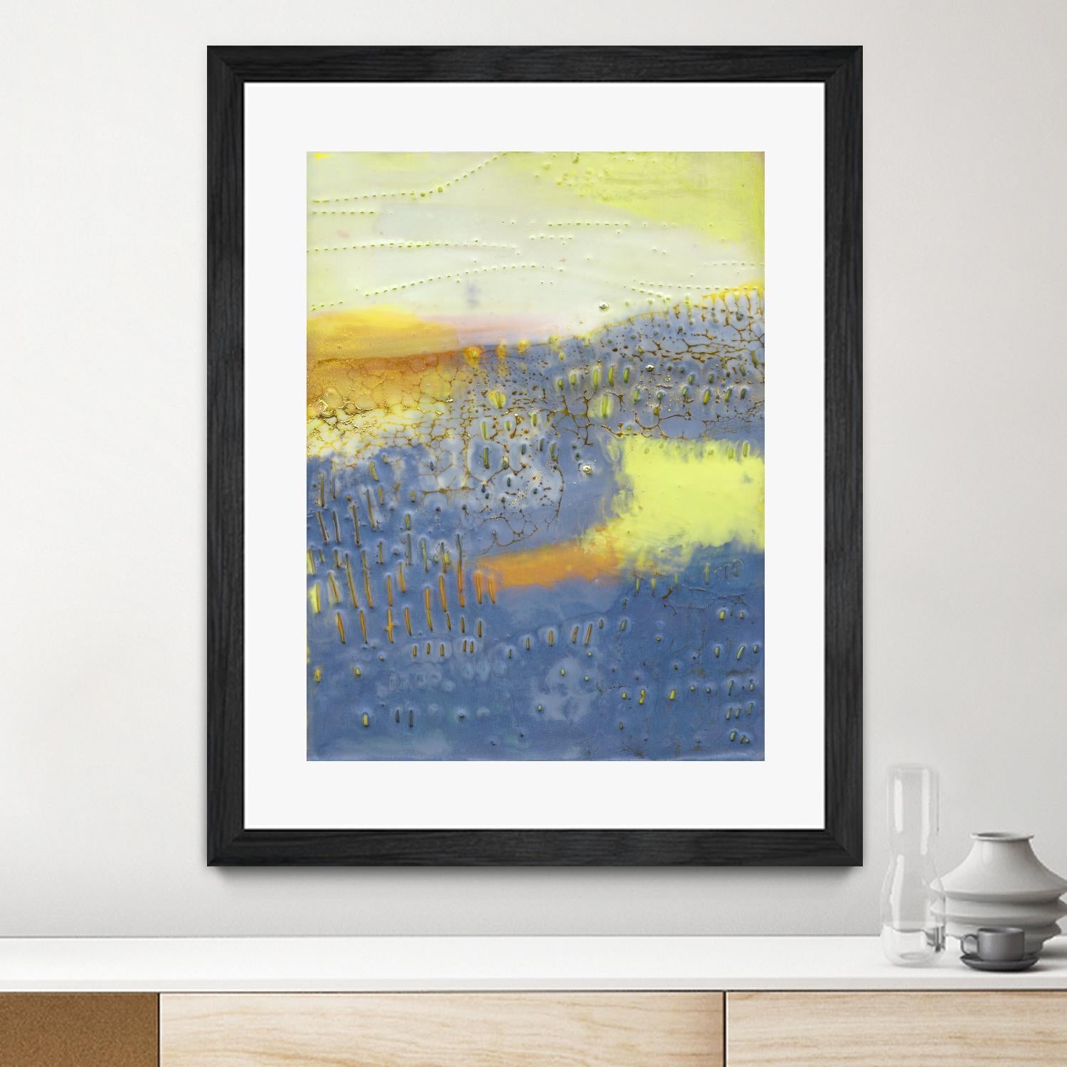 Concord II by Sue Jachimiec on GIANT ART - blue abstract