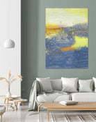 Concord II by Sue Jachimiec on GIANT ART - blue abstract