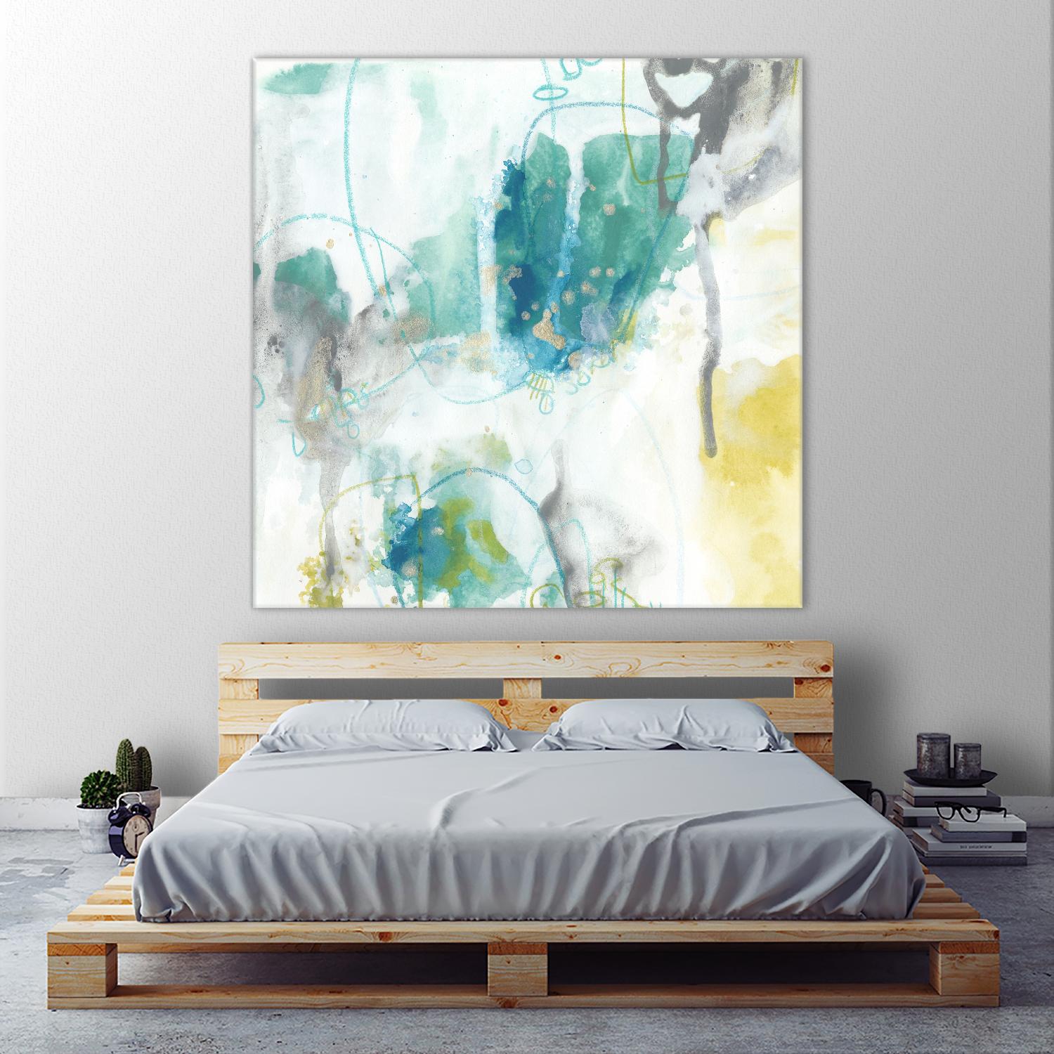 Aquatic Atmosphere II by June Erica Vess on GIANT ART - blue abstract