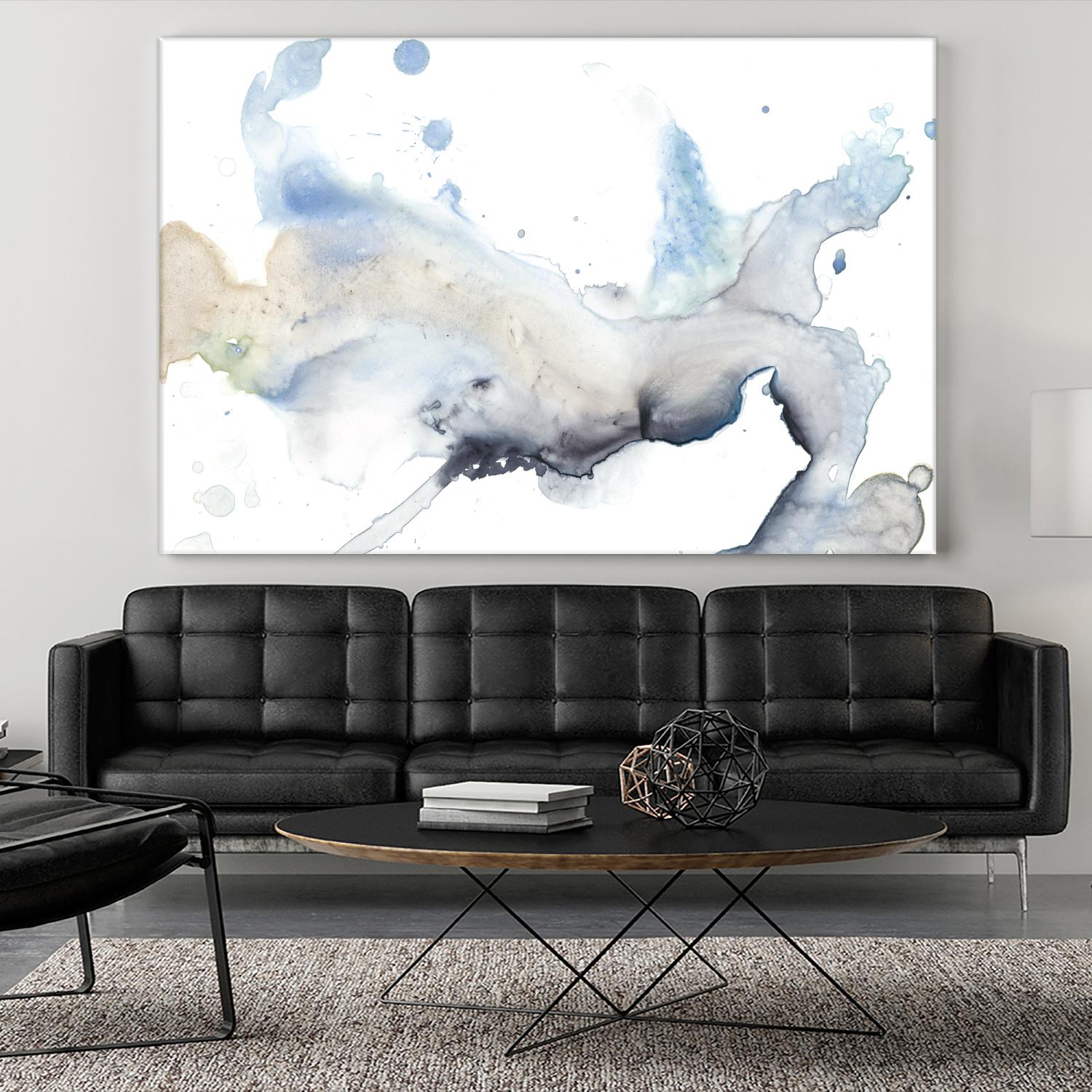 Bloom Cloud I by Jennifer Goldberger on GIANT ART - blue abstract