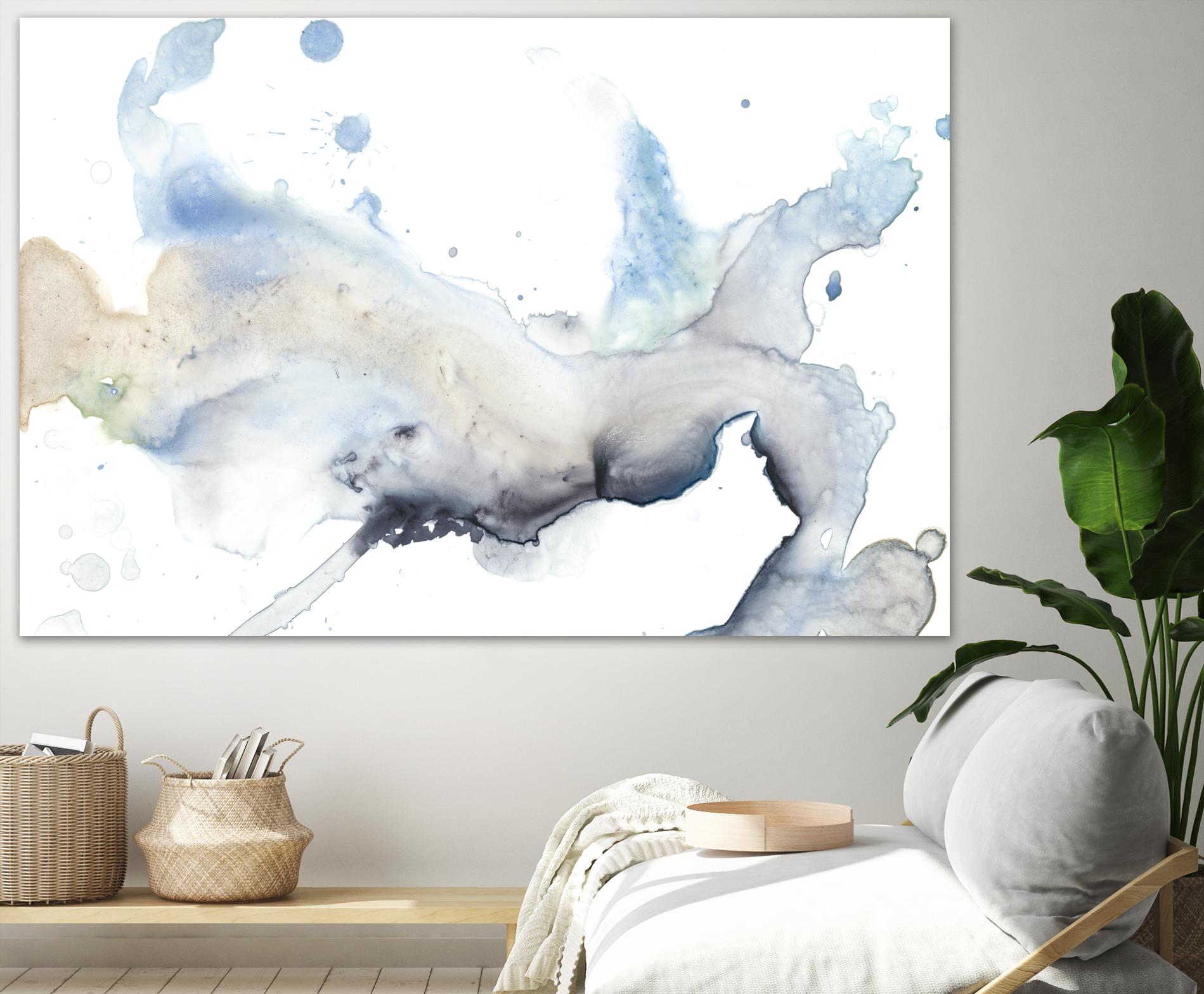 Bloom Cloud I by Jennifer Goldberger on GIANT ART - blue abstract