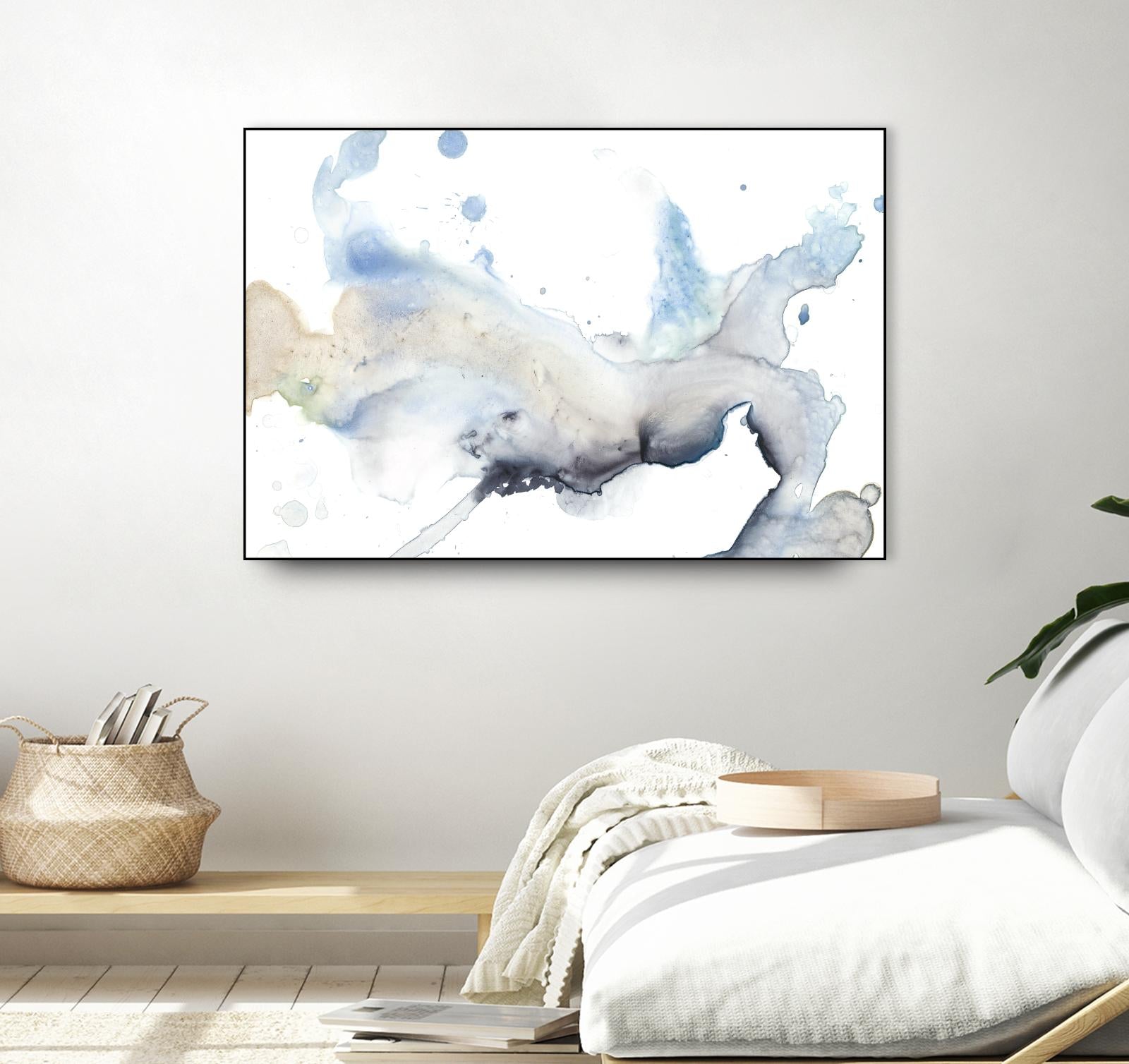 Bloom Cloud I by Jennifer Goldberger on GIANT ART - blue abstract