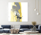 Catch Phrase I by June Erica Vess on GIANT ART - yellow abstract