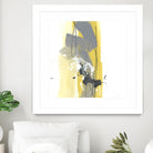 Catch Phrase I by June Erica Vess on GIANT ART - yellow abstract