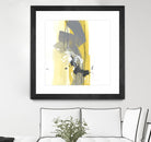Catch Phrase I by June Erica Vess on GIANT ART - yellow abstract