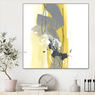 Catch Phrase I by June Erica Vess on GIANT ART - yellow abstract