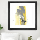 Catch Phrase I by June Erica Vess on GIANT ART - yellow abstract