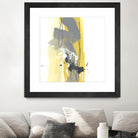 Catch Phrase I by June Erica Vess on GIANT ART - yellow abstract