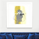 Catch Phrase III by June Erica Vess on GIANT ART - yellow abstract
