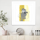 Catch Phrase III by June Erica Vess on GIANT ART - yellow abstract