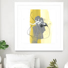 Catch Phrase III by June Erica Vess on GIANT ART - yellow abstract
