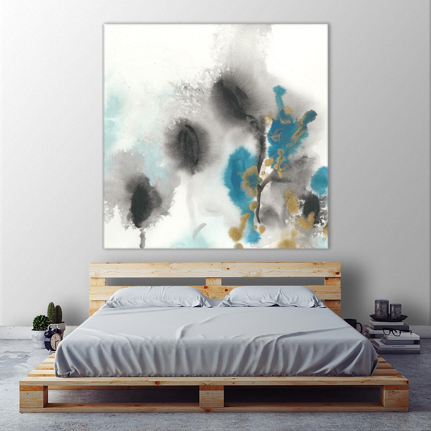 Cerulean Mirage I by June Erica Vess on GIANT ART - blue abstract